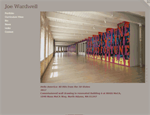 Tablet Screenshot of joewardwell.com